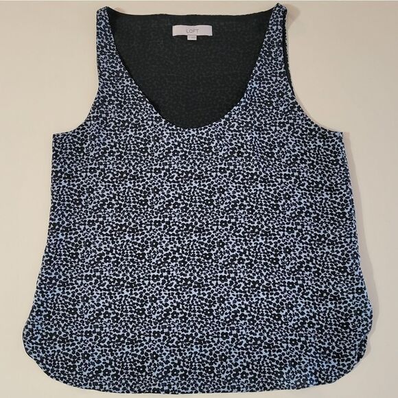 LOFT Floral Print Tank Top - Picture 1 of 9